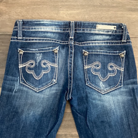 Rerock for Express Jeans Skinny Jeans Womens Size 2L - Picture 9 of 14